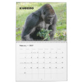 Gorilles de Zoo Atlanta 2022 Calendrier (18 mois) (Feb 2027)