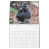 Gorilles de Zoo Atlanta 2023 Calendrier (Feb 2027)