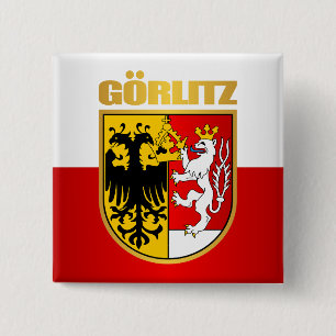 Gorlitz Vierkante Button 5,1 Cm