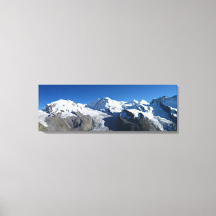 Gornergrat Swiss Alps Canvas Afdruk