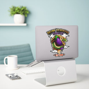 Gorp de Aubergine Dragon Vinyl Sticker