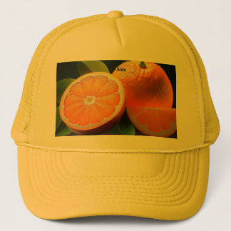 Gorra de naranjas trucker pet