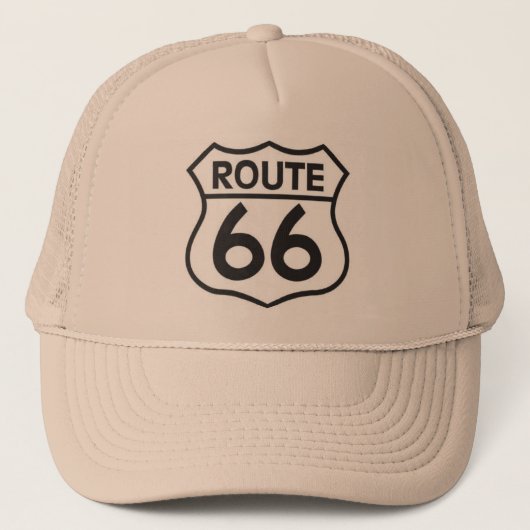 Gorra route 66 trucker pet (Voorkant)