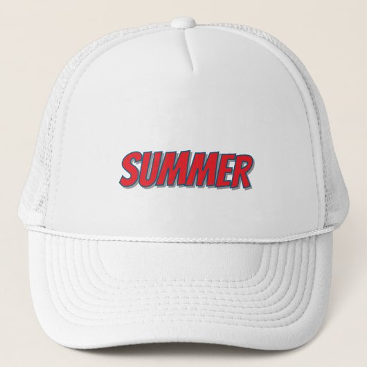 Gorra Unisex Mensaje Verano Fresco Trucker Pet (Voorkant)