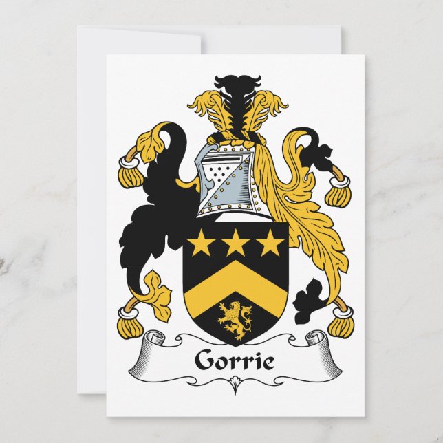 Gorrie Family Crest (Voorkant)
