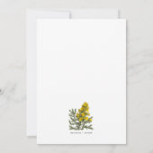 Gorse Invitation Kaart (Achterkant)