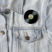 Gorst Records Retro Style Button (In situ)