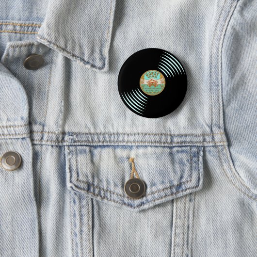 Gorst Records Retro Style Button (In situ)
