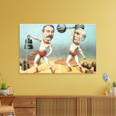 Goschen en Ritchie, de Champion Weight Canvas Afdruk (Insitu (Woonkamer))