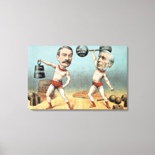 Goschen en Ritchie, de Champion Weight Canvas Afdruk