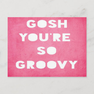 Gosh, Groovy Postcard Briefkaart