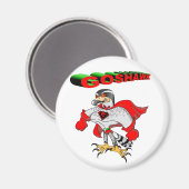 Goshawk Cartoon Magneet (Voorkant / Achterkant)