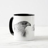 Goshawk Drawing Mok (Voorkant links)