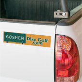Goshen Disk Golf Bumpersticker (Op Truck)