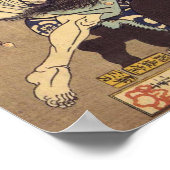 Gosho Gorozō die een ninja vecht Poster (Hoek)