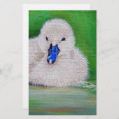 Gosling schilderen briefpapier (Voorkant / Achterkant)