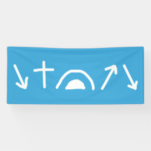 Gospel Arrows-banner Spandoek