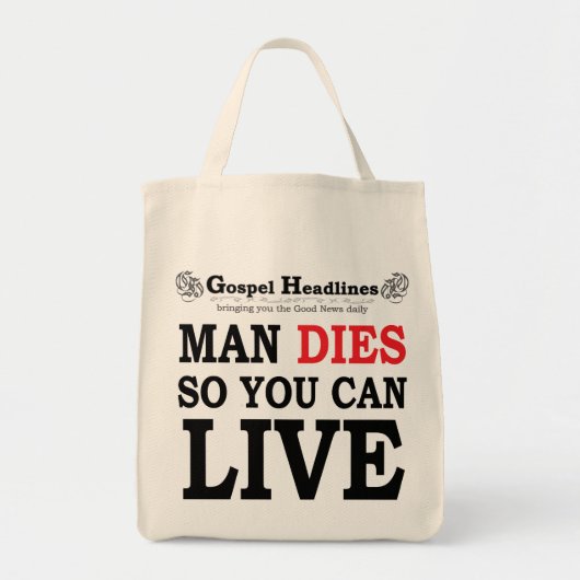 Gospel Headlines Canvas tas (Voorkant)