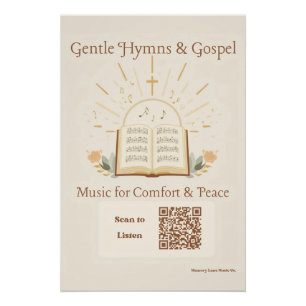 Gospel hymnen Geheugen Zorg Poster Dementie Alzhei Perfect Poster