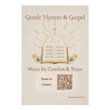 Gospel Hymns Memory Care Poster Dementia Alzheimer