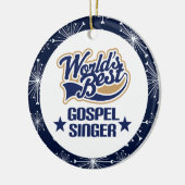 Gospel Singer Gift Ornament (Links)