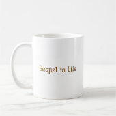 Gospel to Life Mug (Gauche)