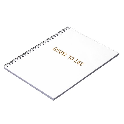 Gospel to Life Notebook Notitieboek (Linkerzijde)