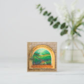 Gospel Tract Kaart Vierkante Visitekaartje (Staand voorkant)