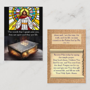 Gospel Tract Kaart Visitekaartje