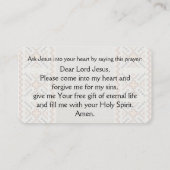 Gospel Tract Kaart Visitekaartje (Achterkant)