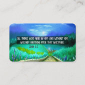 Gospel Tract Kaart Visitekaartje (Voorkant)