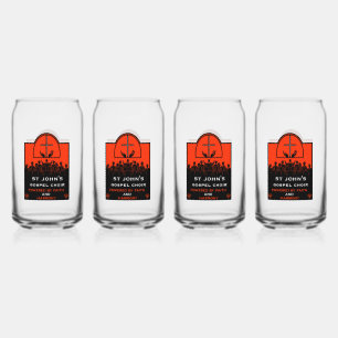 Gospelkoor kerk accessoire blikvorm glas