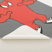 Gossamer dreigende pose sherpa deken (3/4)