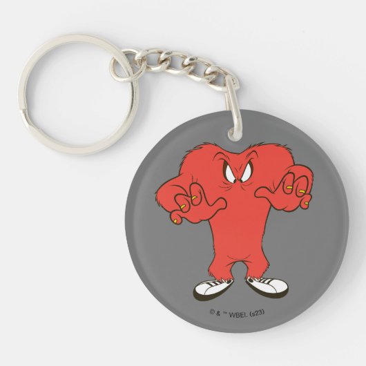 Gossamer dreigende pose sleutelhanger (Voorkant)
