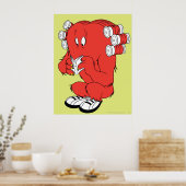 Gossamer lezen - Volledige kleur Poster (Keuken)