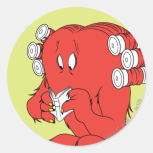 Gossamer lezen - Volledige kleur Ronde Sticker