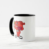 Gossamer met rozen mok (Voorkant links)