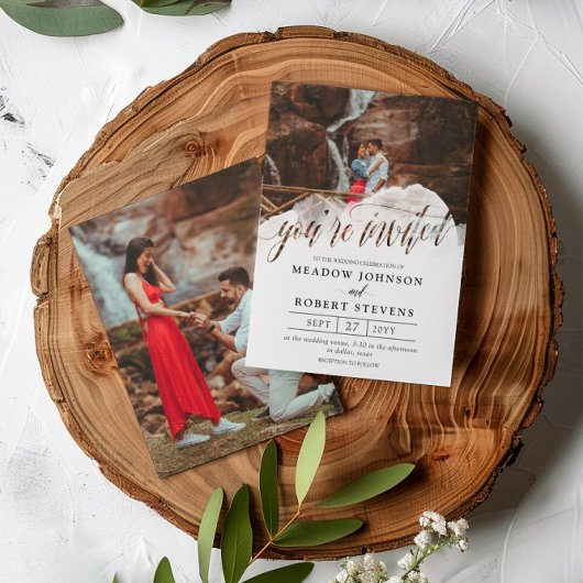 Gossamer Overlay Black Font Foto Informal Weddensc Kaart