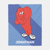 Gossamer Posing - Kleur Fleece Deken (Voorkant)