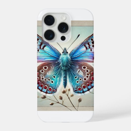 GossamerWinged Butterfly 020924IREF218 - Watercolo iPhone Hoesje (Achterkant)