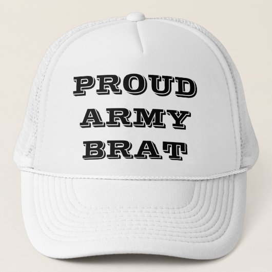 Gosse fier d'armée de casquette (Devant)