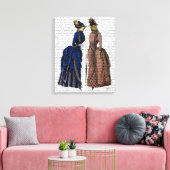 Gossip Birds Canvas Afdruk (Insitu (Woonkamer))