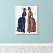 Gossip Birds Canvas Afdruk (Insitu (Houten vloer))