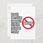 Gossip Briefkaart (Voorkant / Achterkant)