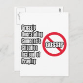 Gossip Briefkaart (Voorkant / Achterkant)