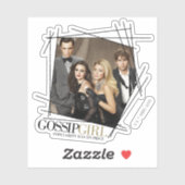Gossip Meisje Glamour Groep Graphic Sticker (Vel)