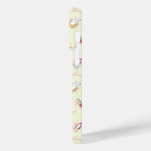Gossip Meisje Lipstick & Parfum Patroon Case-Mate iPhone Case (Achterkant / Links)