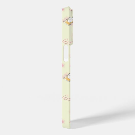 Gossip Meisje Lipstick & Parfum Patroon Case-Mate iPhone Case (Achterkant / Rechts)