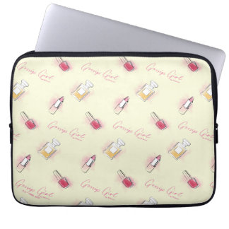 Gossip Meisje Lipstick & Parfum Patroon Laptop Sleeve