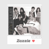 Gossip Meisje Zwart-wit Groep Graphic Sticker (Vel)